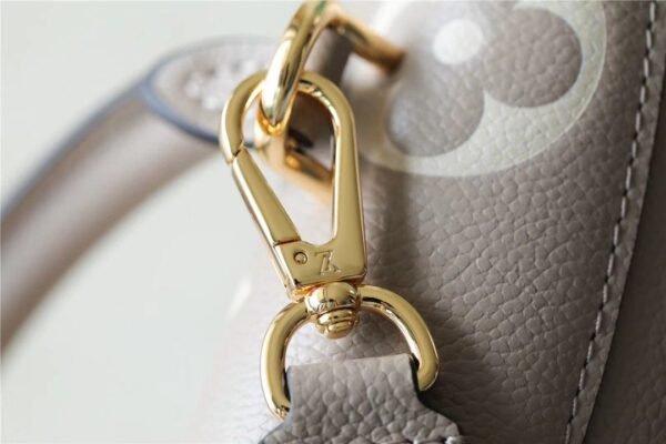 c9b7bf6d LV Madeleine BB Monogram Empreinte Dove Gray/ Creme Beige For Women, Shoulder and Crossbody Bags 9.4in/24cm LV