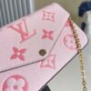 LV Felicie Pochette Monogram Empreinte Pink For Women, WoBags, Shoulder And Crossbody Bags 8.3in/21cm LV M80498