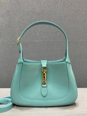 gg Jackie 1961 Small Shoulder Bag Light Blue For Women 10.8in/27.4cm gg ?636709 10O0G 4933
