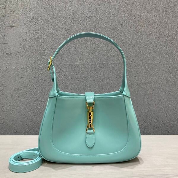 gg Jackie 1961 Small Shoulder Bag Light Blue For Women 10.8in/27.4cm gg ?636709 10O0G 4933