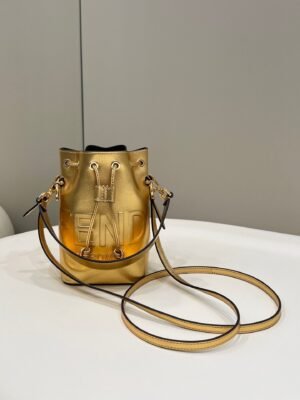 FI Mon Tresor Gold For Women, Handbags, Shoulder And Crossbody Bags 7in/18cm FF 8BS010AK61F1GNN