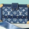 cb87723c LV Petite Malle Jacquard Since 1854 Blue For Women, Women¡¯s Handbags, Shoulder Bags And Crossbody Bags 7.5in/19cm LV?