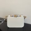 FI Touch White with Snakeskin Detail Bag For Woman 19cm/7.5in