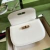 gg Bamboo 1947 Small Top Handle Bag White For Women 8.3in/21cm gg 675797 10ODT 8454