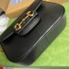 gg Horsebit 1955 Lizard Mini Bag Black For Women, Women’s Bags 8in/20cm gg
