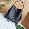LV NeoNoe MM Bucket Bag Monogram Empreinte Black For Women, Women¡¯s Handbags, Shoulder Bags 10.2in/26cm LV M45256