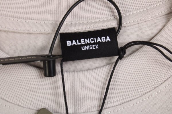 BALENCIAGA LOGO T-SHIRT GRAY