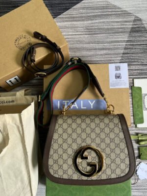 gg Blondie Medium Shoulder Bag Beige For Women, Women’s Bags 11.4in/29cm gg ?699210 96IWG 8745