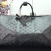 LV Keepall Bandouli¨¨re 50 Monogram Shadow For Men, Travel Bags 19.7in/50cm LV M44810