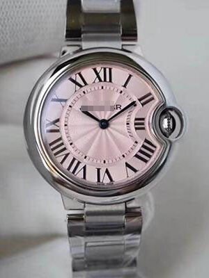 BALLON BLEU DE  WE902073 33MM V6 FACTORY PINK DIAL