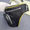 FI Little Monster Belt Bag Black/Yellow/Gray For Men, Men’s Bags 7.9in/20cm FF