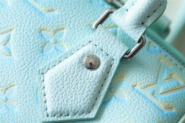 LV Speedy Bandouliere 20 Monogram Empreinte Vert D’eau Green For Women,  Shoulder And Crossbody Bags 20.5cm/8.1in LV M46092