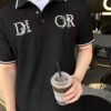 Dior Polo Shirt with Floral Logo Design