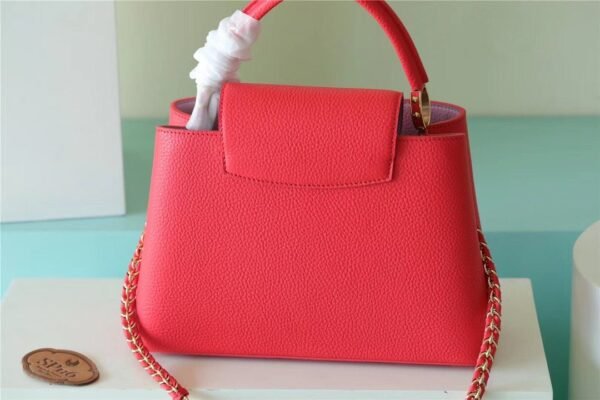cfcc1c9a LV Capucines MM Taurillon Red For Women, Women¡¯s Bags, Shoulder And Crossbody Bags 12.4in/31.5cm LV?