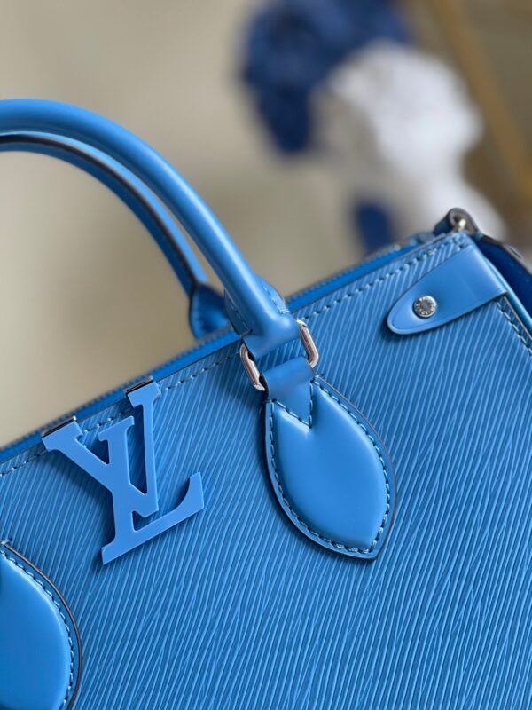 LV Grenelle Tote PM Epi Blue For Women, Women¡¯s Handbags, Shoulder And Crossbody Bags 10.6in/27cm LV