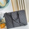 LV Sac Plat Horizontal Zippe Monogram Eclipse For Men, Bags, Shoulder And Crossbody Bags 15.4in/39cm LV M45265