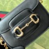 gg Horsebit 1955 Strap Wallet Black For Women, Women’s Bags 4.7in/12cm gg 699760 18YSG 1060