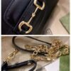 gg Horsebit 1955 Mini Bag Black For Women, Women’s Bags 8.7in/22cm gg 703848 AAA7G 1000