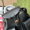 gg Bamboo Small Backpack Black For Women, Women’s Bags 8.6in/22cm gg ?702101 UZY0T 1000