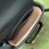 gg Horsebit 1955 Strap Wallet Black For Women, Women’s Bags 4.7in/12cm gg 699760 18YSG 1060
