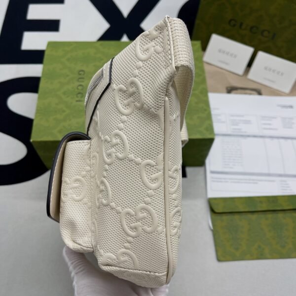 gg Embossed Belt Bag White gg Embossed For Men? 11in/28cm gg