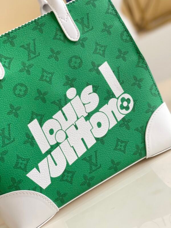 d1c4c372 LV Litter Bag Vintage Monogram Canvas Green By Virgil Abloh For Men, Men¡¯s Bags, Shoulder And Crossbody Bags 9.4in/24cm LV M80815