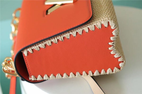 d2f573d6 LV Twist MM Raffia Caramel For Women, Shoulder And Crossbody Bags 9.1in/23cm LV M57648