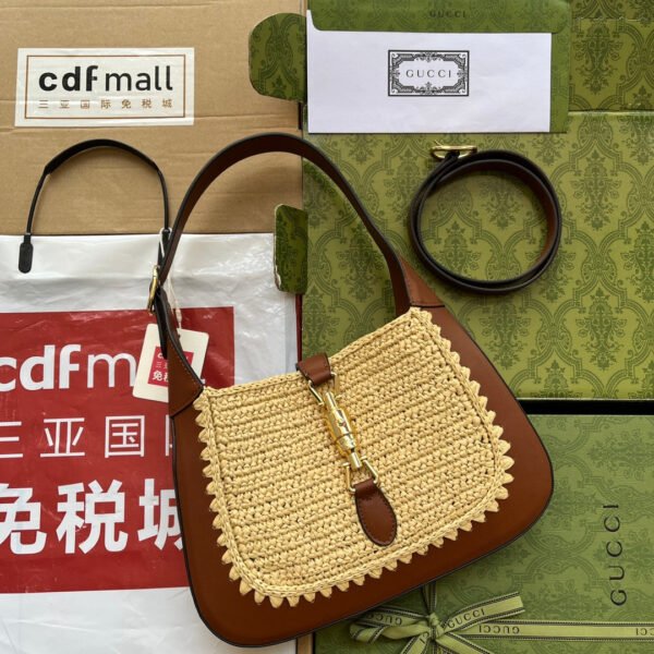 gg Jackie 1961 Small Bag Beige And Brown For Women, Women’s Bags 10.8in/27.5cm gg? ??