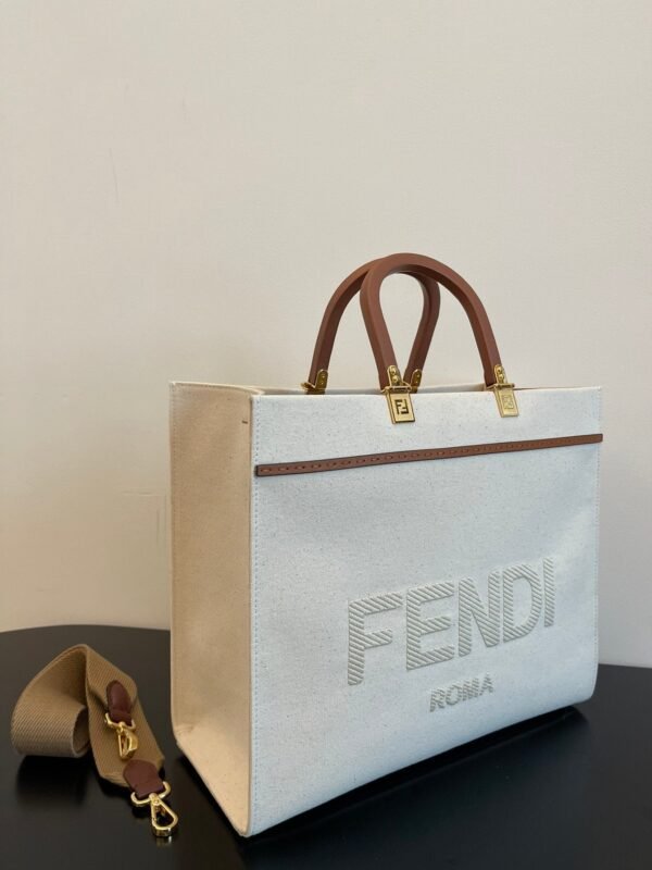 FI Sunshine Large Tote Bag Light Grey For Women, Handbags, Shoulder Bags 15.7in/40cm FF 8BH372