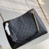 LV Surene MM Monogram Empreinte Black For Women,  Shoulder Bags 14.6in/37cm LV M43758