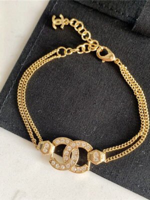 18K CC Crystals Bracelet