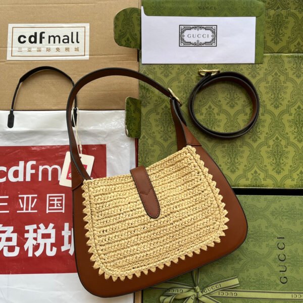 gg Jackie 1961 Small Bag Beige And Brown For Women, Women’s Bags 10.8in/27.5cm gg? ??