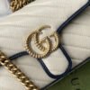 gg Marmont Matelass¨¦ Mini Bag  White For Women 9in/22cm gg