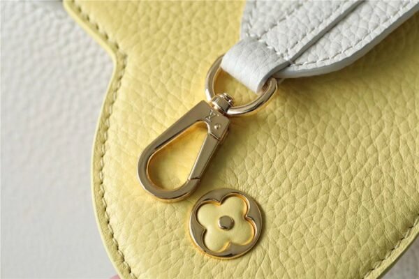 d5946e2b LV Capucines BB Taurillon Creme Beige/ Plume Yellow Berlingot For Women, Women’s Bags, Shoulder And Crossbody Bags 10.6in/27cm LV