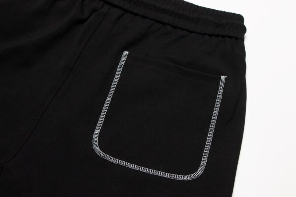 CHROME HEARTS WHITE EMBROIDERY SHORTS BLACK
