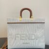 FI Sunshine Large Tote Bag Light Grey For Women, Handbags, Shoulder Bags 15.7in/40cm FF 8BH372