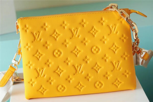 LV Coussin MM Monogram Yellow For Women, Women¡¯s Handbags, Shoulder And Crossbody Bags 13.4in/34cm LV?