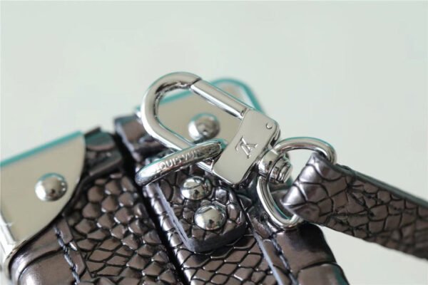 LV Petite Malle High Shiny Alligator By Nicolas Ghesquiere Silver For Women,  Shoulder And Crossbody Bags 7.9in/20cm LV?