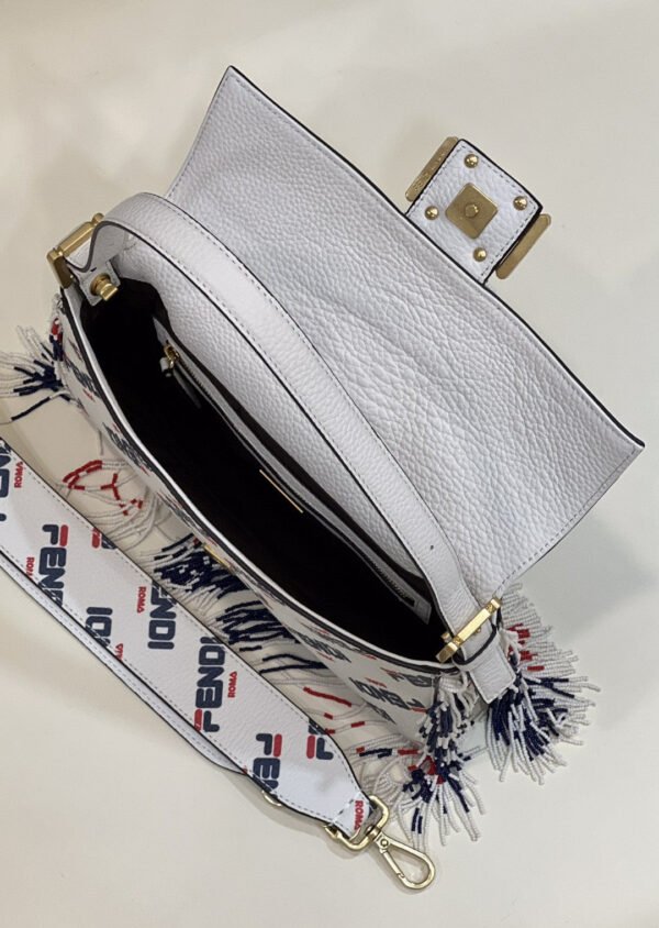 FI x FILA Mania Beaded Baguette Multicolour Bag For Woman 26cm/10in