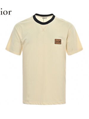 Dior Cream T-Shirt with Black Trim
