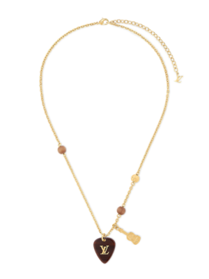 18K Louis Picks Pendant Necklace