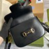 gg Horsebit 1955 Mini Bag Black For Women, Women’s Bags 8in/21cm gg 658574 18YSG 1060