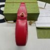 gg Marmont Half Moon Shaped Mini Bag Red For Women, Women’s Bags 8.5in/22cm gg