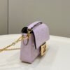 FI Baguette Purple For Women, Handbags, Shoulder And Crossbody Bags 7.5in/19cm FF 8BS017