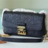 LV Marceau Monogram Empreinte Black For Women,  Shoulder And Crossbody Bags 9.6in/29.5cm LV M46200