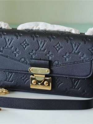 LV Marceau Monogram Empreinte Black For Women,  Shoulder And Crossbody Bags 9.6in/29.5cm LV M46200