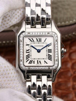 PANTHERE DE  W4PN0008 GF FACTORY DIAMOND-SET BEZEL
