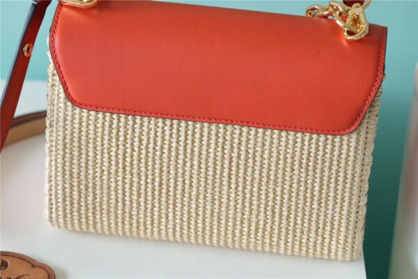 db4a955a LV Twist MM Raffia Caramel For Women, Shoulder And Crossbody Bags 9.1in/23cm LV M57648