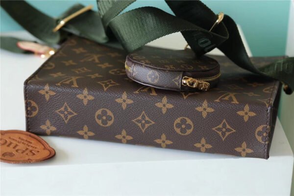 LV Pochette Double Monogram Canvas For Women, Women¡¯s Bags, Shoulder And Crossbody Bags 10.2in/26cm LV