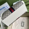 gg Ophidia gg Medium Tote Bag White gg Supreme Canvas For Women 13in/33cm 524537 K05NB 8745
